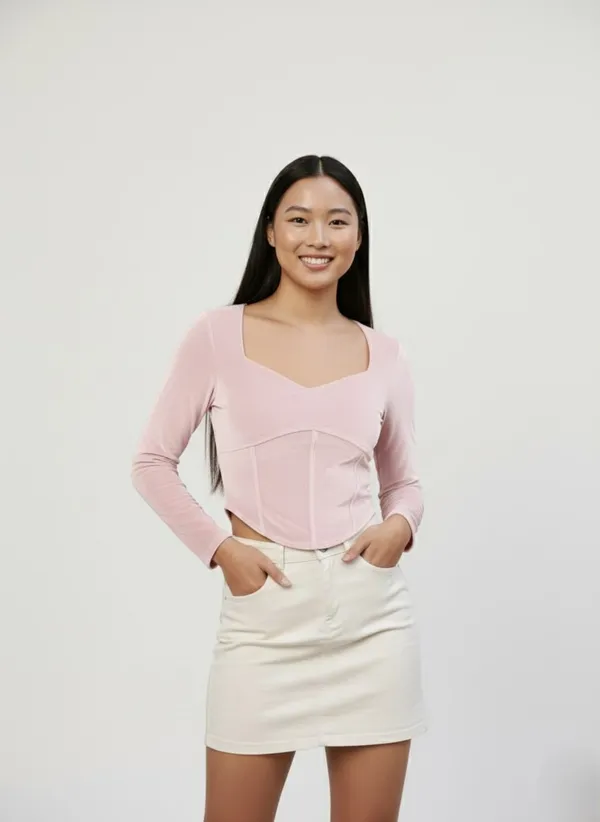 Women_Peach_Corset_Top