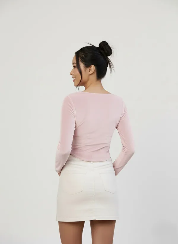 Women_Peach_Corset_Top