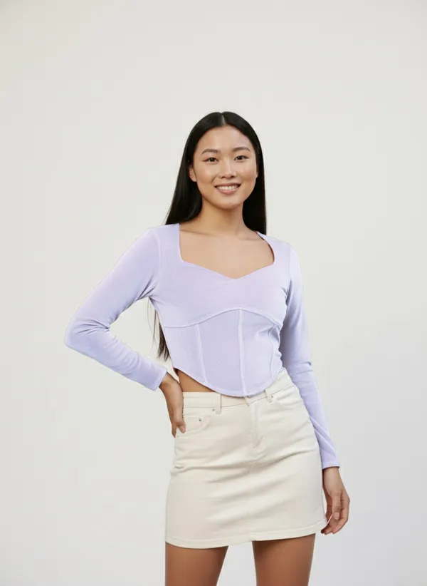 Women_Lavender_Corset_Top