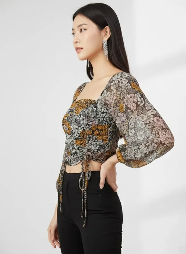Black_Floral_Printed_Regular_Crop_Top_For_Women