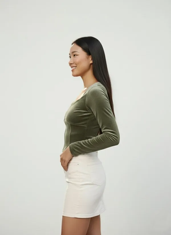Women_Olive_Corset_Top