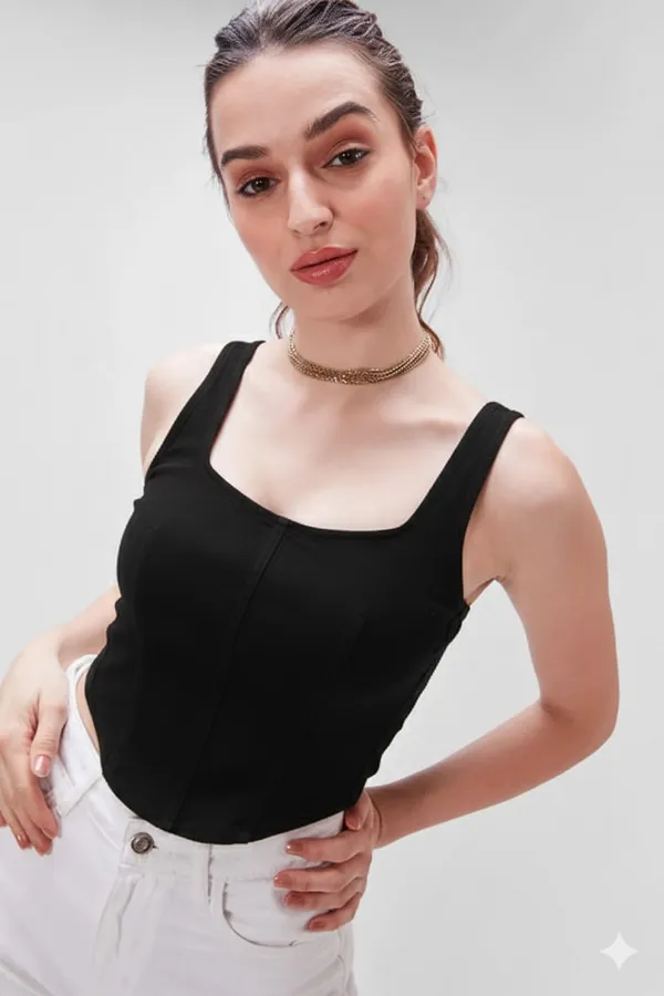 Black_Premium_Denim_Co-Ord_Set_Top_For_Women