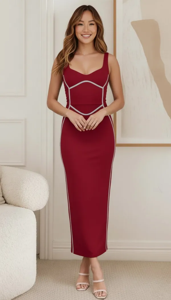 Maroon_Bodycon_Dress