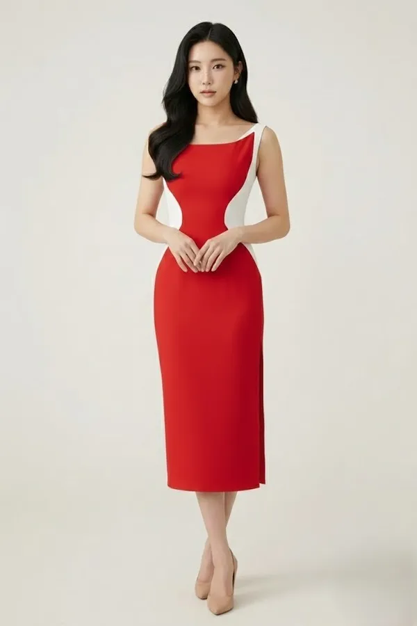 Red-White_Hourglass_Dress