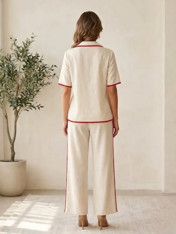 Solid_Pure_Cotton_Shawl_Neck_Co-Ords