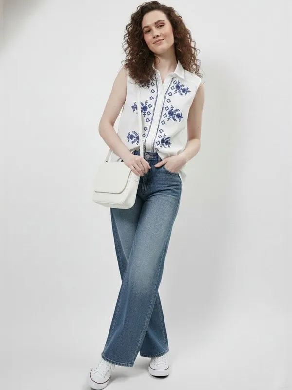 White_Cotton_Embroidered_Bohemian_Shirt