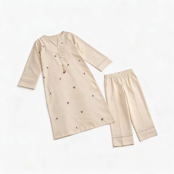 Cream_Cotton_Straight_Kurta_Set_For_Women