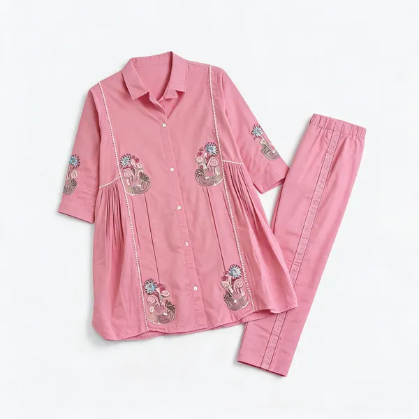 Pink_Cotton_Straight_Embroidered_Kurta_Set_For_Women