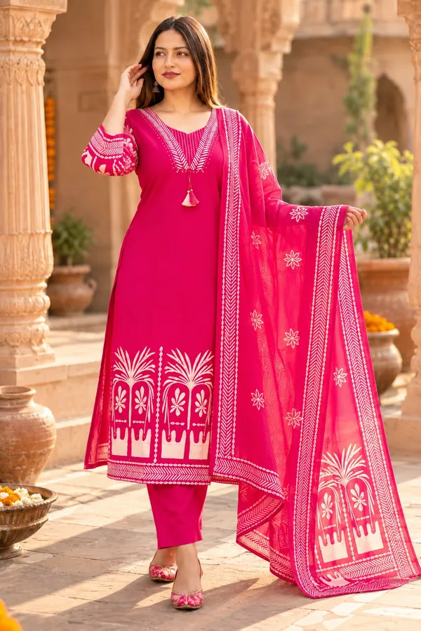 Women’s_Printed_Pink_Kurta_Pant_Dupatta_Set_|_3_Piece_Ethnic_Suit_Set
