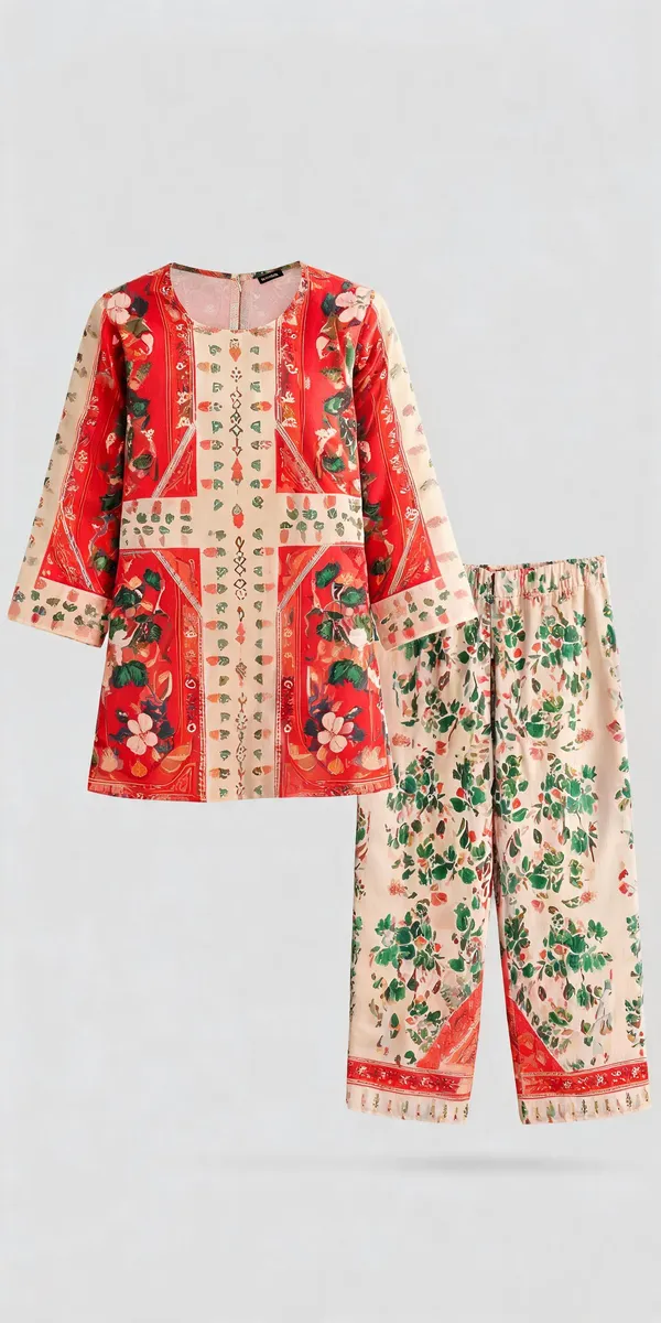 Coral_Japanese_Crepe_Straight_Kurta_Set_For_Women