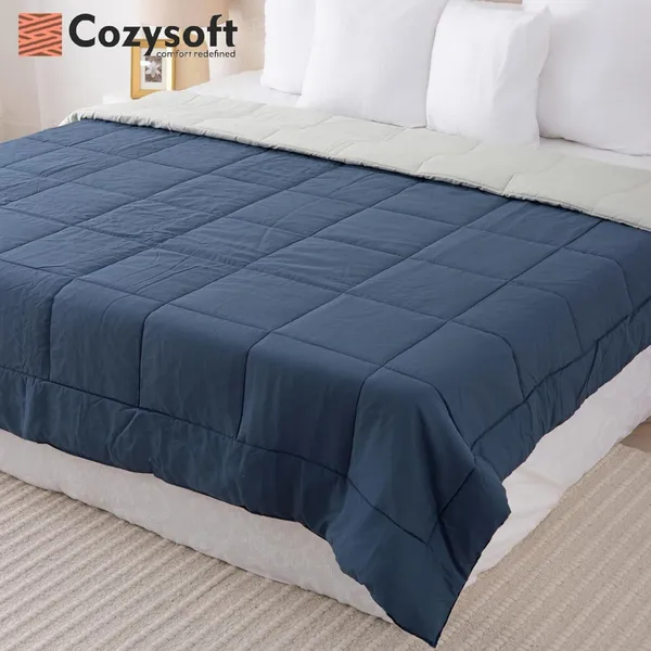 Sea_&_Sage_Green_Ultra_Soft_Microfiber_Reversible_Double_Bed_AC_Comforter_Set_220_GSM_