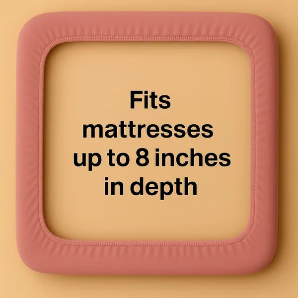 Pink_Ultra_Soft_Waterproof_Fitted_Mattress_Protector_Breathable_Hypoallergenic_Noiseless_