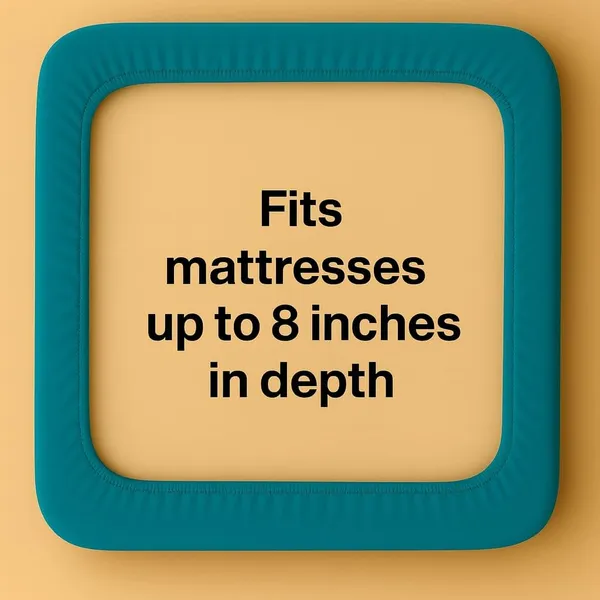 Teal_Blue_Ultra_Soft_Waterproof_Fitted_Mattress_Protector_Breathable_Hypoallergenic_Noiseless_