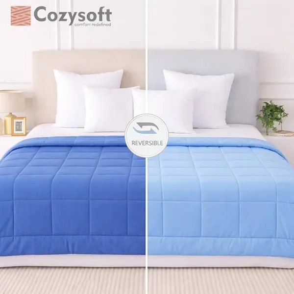 Denim_&_Sky_Blue_Ultra_Soft_Microfiber_Reversible_Single_Bed_AC_Comforter_Set_220_GSM_