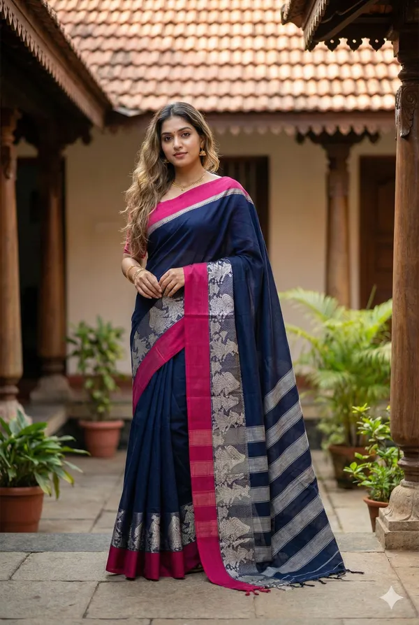 Agni_border__Pure_Narayanpet__cotton__saree_100%