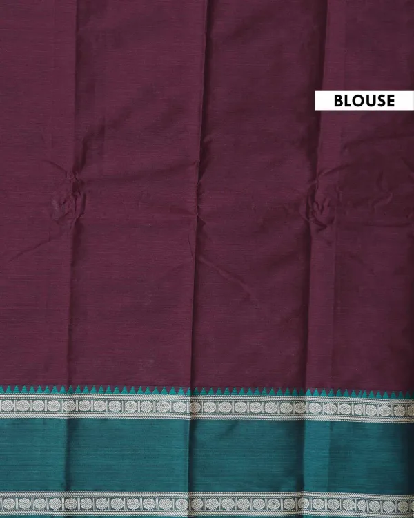 Double_colour_border__Pure_Narayanpet__cotton__saree_100%
