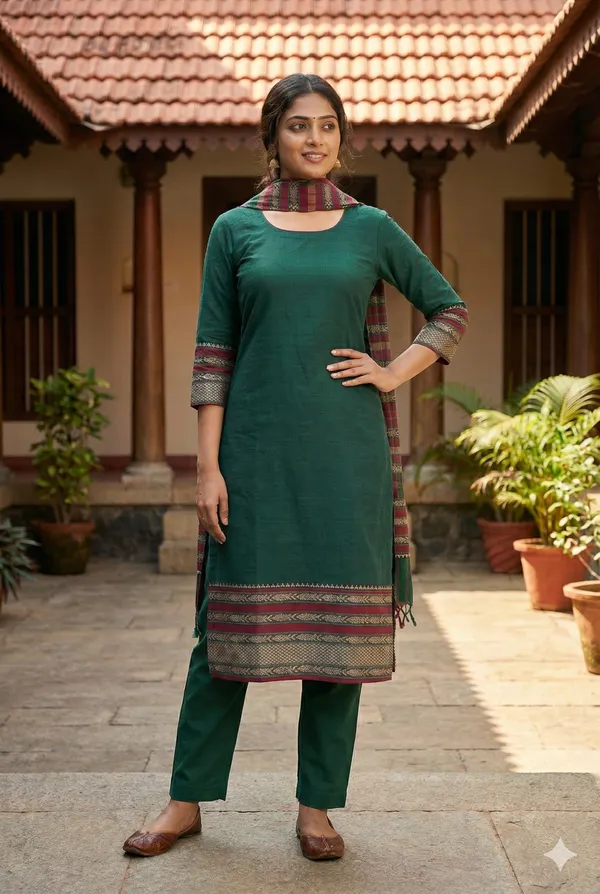 Fish_border_dress_material_pure_naraynpet_cotton_100%_Dress_+_pant_5_m_Dupatta-2m