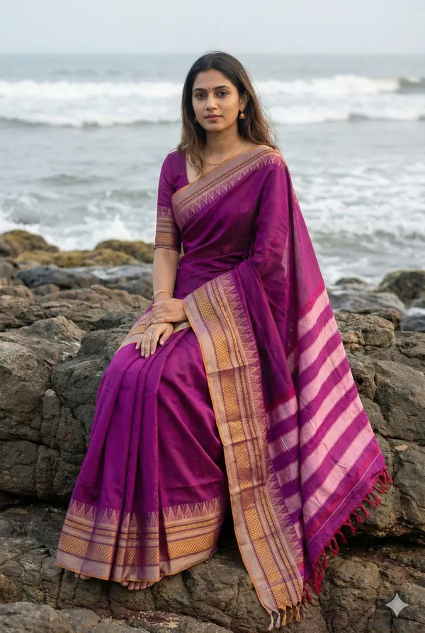Gm_temple_Pure_Narayanpet__cotton__saree_100%