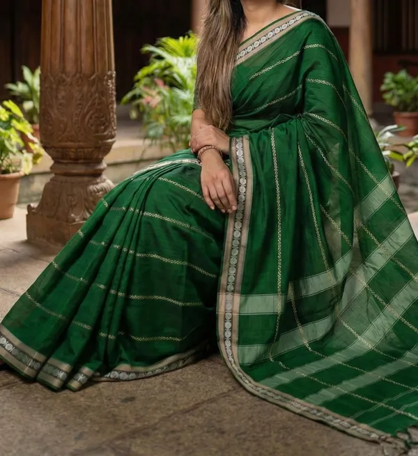 Small_butta_border_pure_naraynpet_cotton_saree_100%