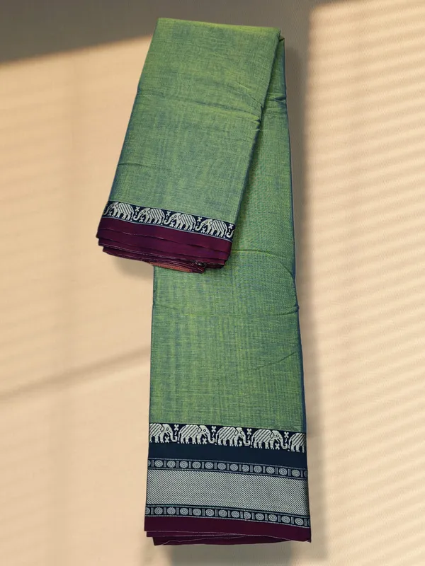 Micro_elephant_border_Narayanpet__Mercerised_cotton_100%