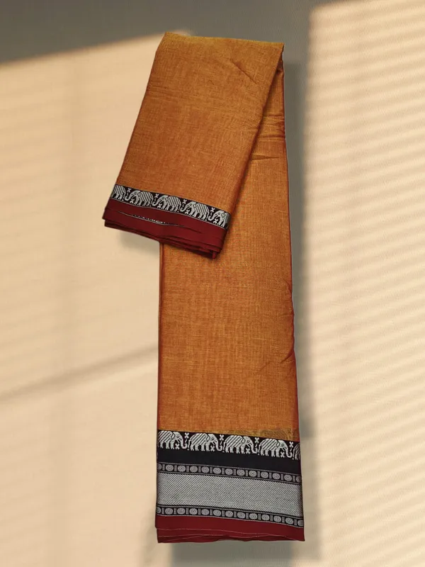 Micro_elephant_border_Narayanpet__Mercerised_cotton_100%