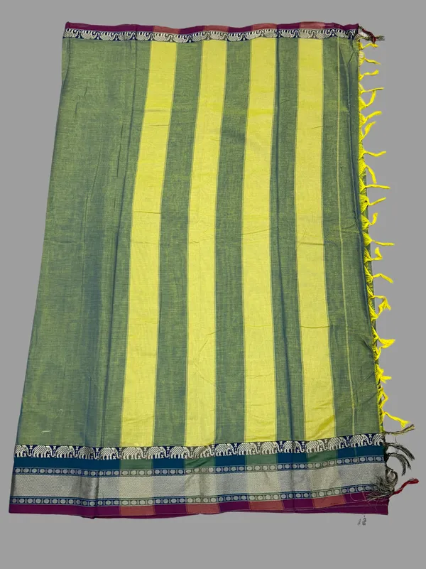 Micro_elephant_border_Narayanpet__Mercerised_cotton_100%