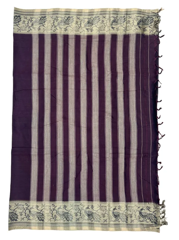 Multi_colour_peocock_Pure_Narayanpet__cotton__saree_100%