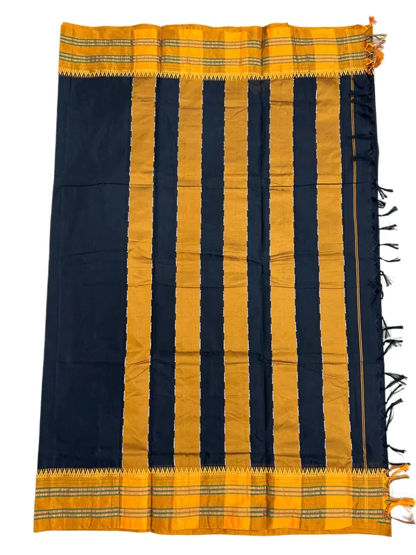 Narayanpet_border_silk_saree_cherry_black_colour