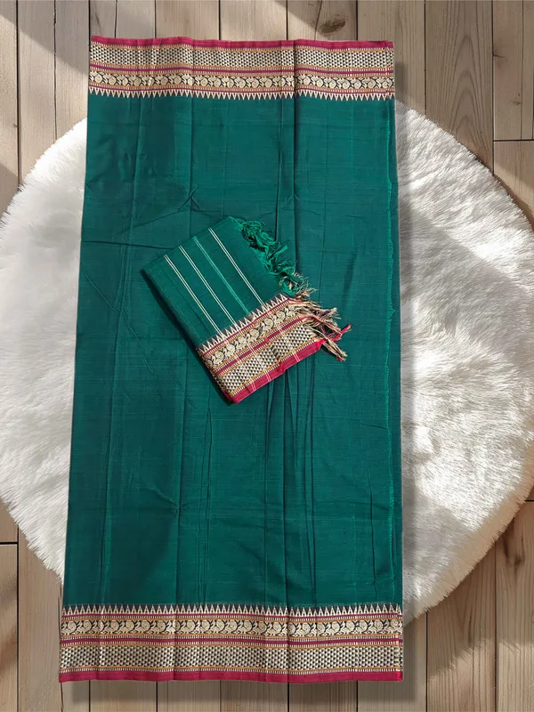 Narayanpet_dress_material_peocock_border