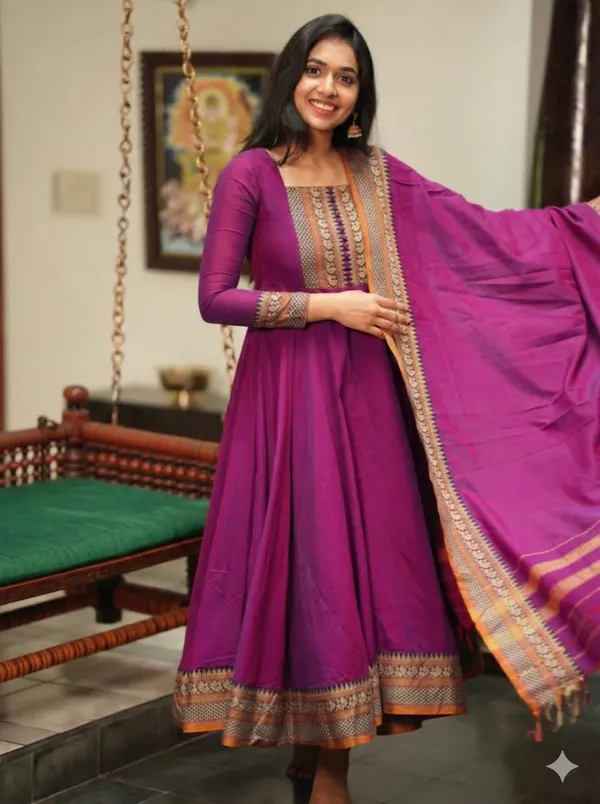 Narayanpet_dress_material_pure_cotton_Pure_comfort_peocock_design