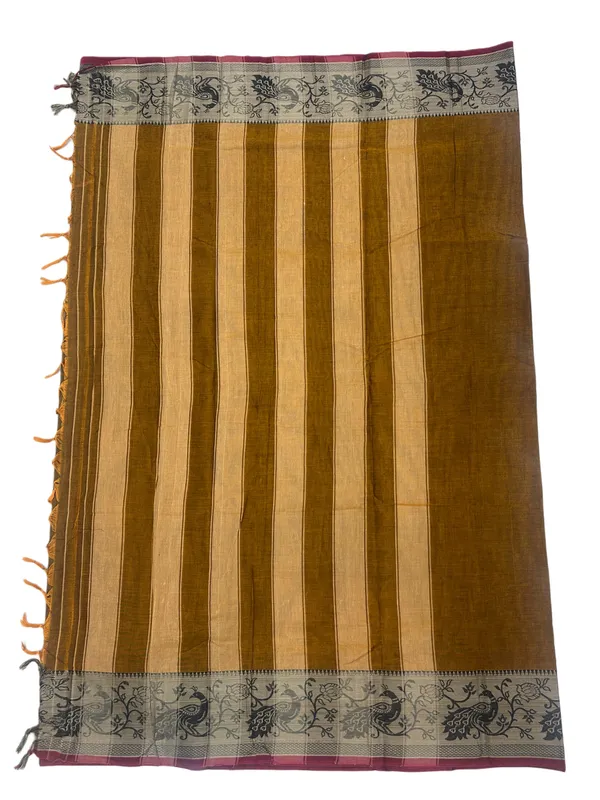 Peocock_border__Pure_Narayanpet__cotton__saree_100%