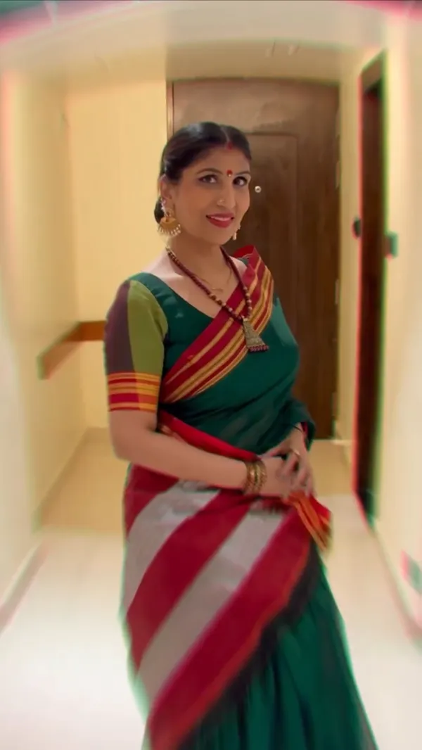 Green_Top_Pallu_Ilkal_Cotton_With_Silk_Pallu_Saree_For_Women