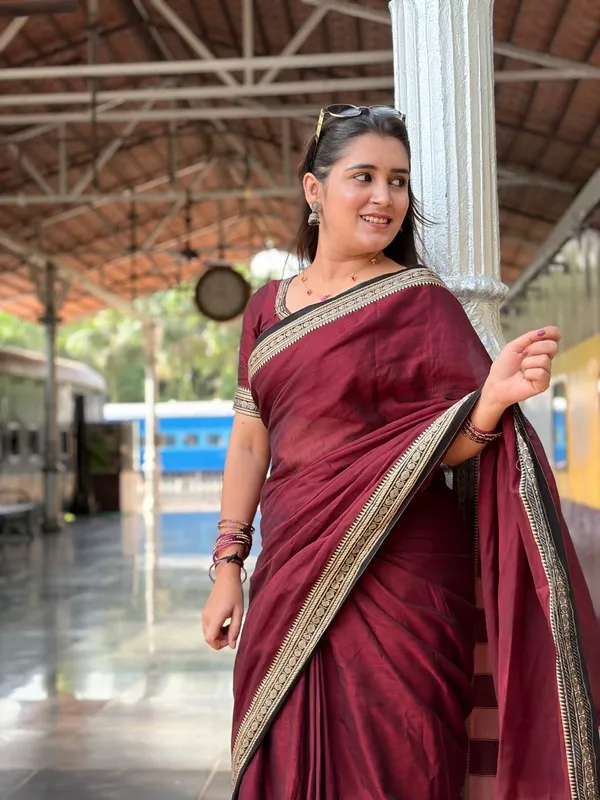 Rudrakshi_border_Pure_Narayanpet__cotton__saree_100%