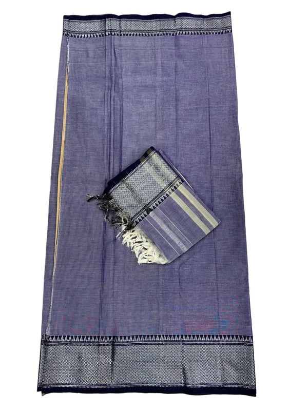 Silver_border_dress_material_with_5_m_dress/pant_&2M_duppatta