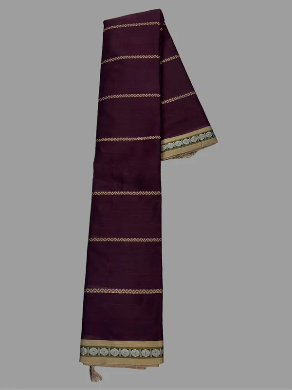 Small_Butta_Design_Cotton_Saree_with_Elegant_Contrast_Border_|_Traditional_Daily_Wear_Saree_with_Running_Blouse