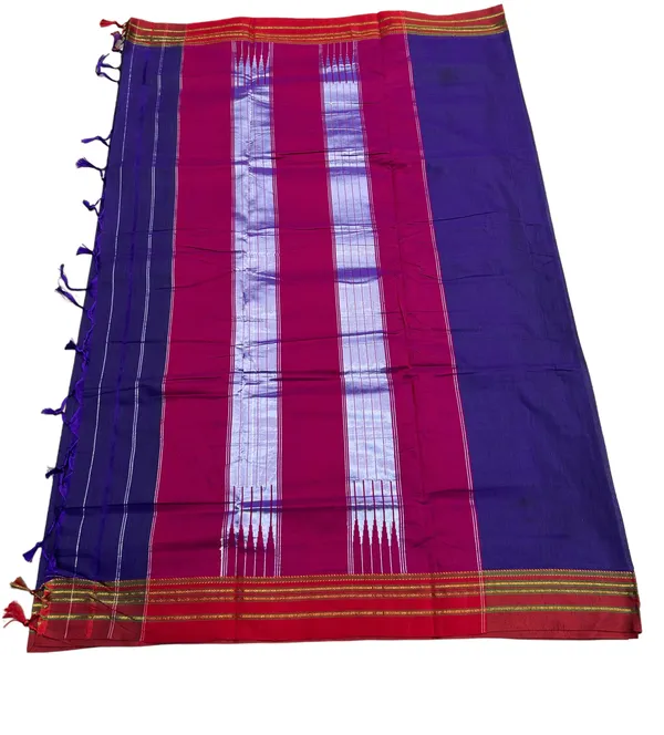 Blue_Top_Pallu_Ilkal_Cotton_With_Silk_Pallu_Saree_For_Women