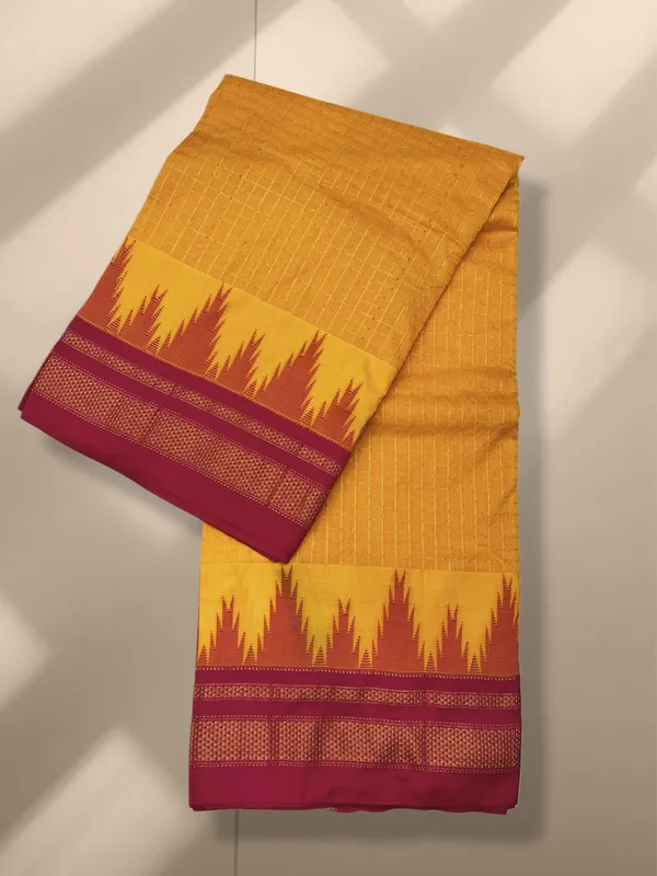ilkal_Kadiyal_border_saree_with_toop_pallu_and._Contrast_blouse_-6.20_m_saree_with_85_cm_blouse