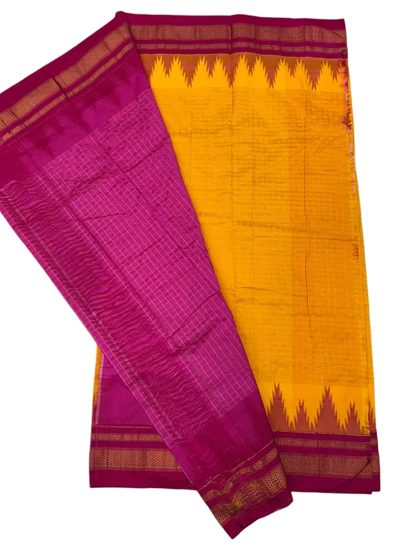 ilkal_Kadiyal_border_saree_with_toop_pallu_and._Contrast_blouse_-6.20_m_saree_with_85_cm_blouse