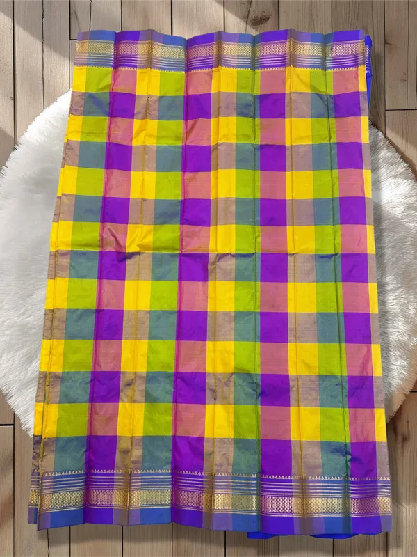 ilkal_cheqs_design__PURE_silk_100%_silk_mark