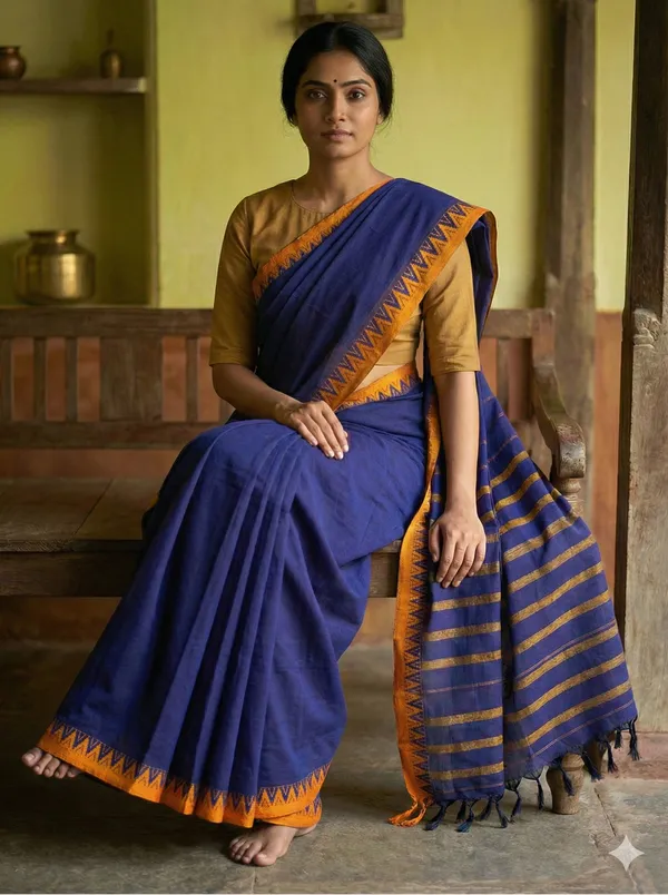 mini_temple_border_Narayanpet__Mercerised_cotton_100%