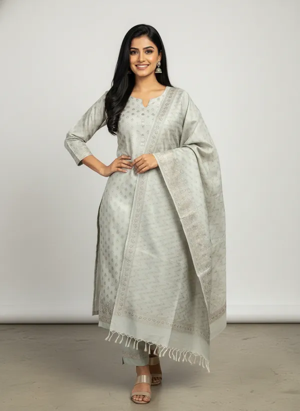 Grey_Banarasi_Mashru_Silk_Unstitched_Suit_Set_with_Dupatta_|_Womens_Festive_Ethnic_Wear