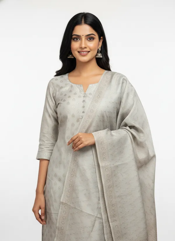 Grey_Banarasi_Mashru_Silk_Unstitched_Suit_Set_with_Dupatta_|_Womens_Festive_Ethnic_Wear