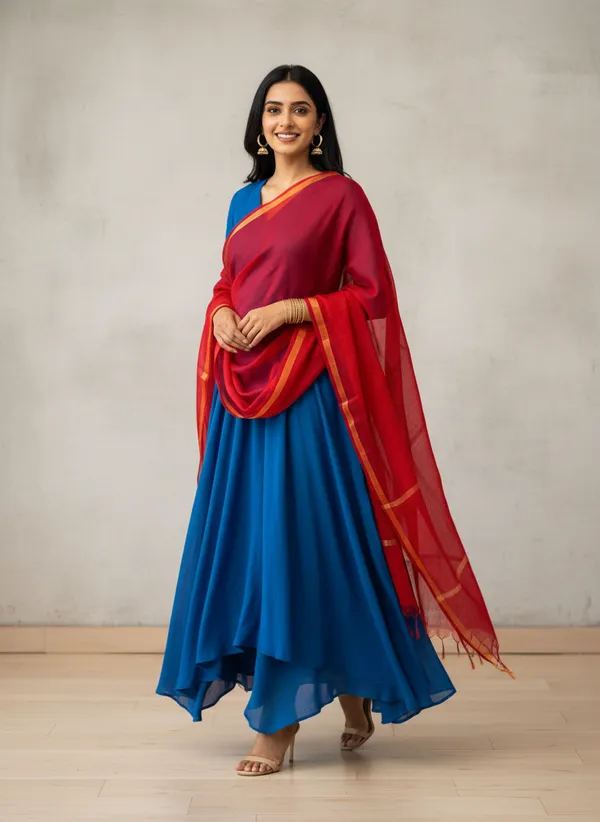 Maroon_Banarasi_Plain_Dupatta_with_Zari_Border_for_Women_|_Lightweight_Traditional_Ethnic_Dupatta