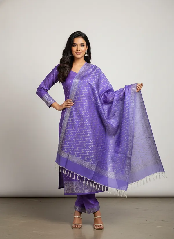 Purple_Banarasi_Mashru_Silk_Unstitched_Suit_Set_with_Dupatta_|_Womens_Festive_Ethnic_Wear