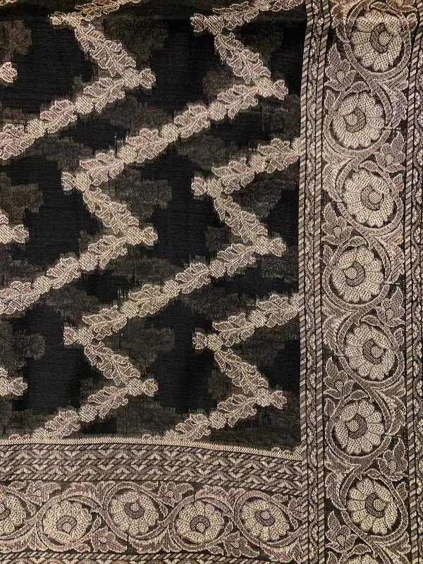 Black_Banarasi_Cotton_Silk_Unstitched_Suit_Fabric_For_Women