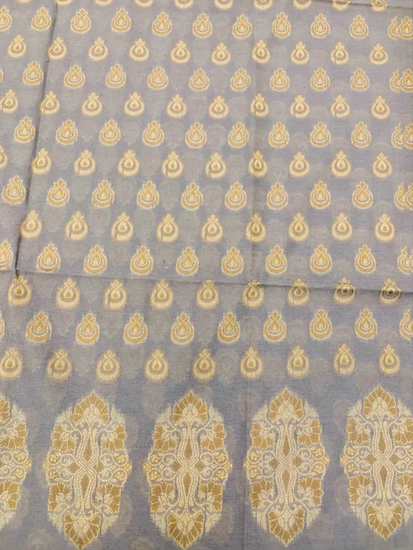 Gray_Banarasi_Cotton_Thread_Work_Unstitched_Suit_Fabric_with_Dupatta_For_Women