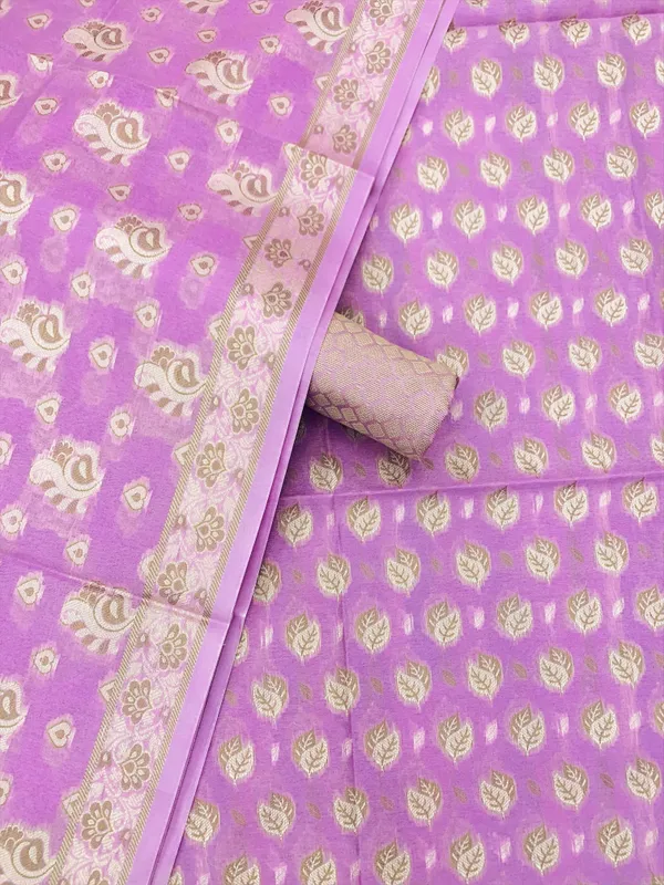 Pink_Banarasi_Cotton_Thread_Work_Unstitched_Suit_Fabric_with_Dupatta_For_Women