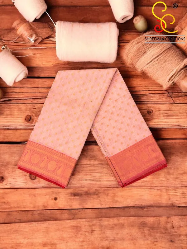 Light_Pink_Banarasi_Linen_Saree_For_Women