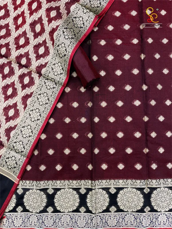 Coca_Banarasi_Women's_Unstitched_Suit_Material_With_Dupatta_For_Women