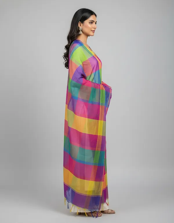 Multicolour_Banarasi_Cotton_Dupatta